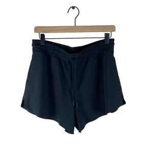 Athleta Pull On Adjustable Waist Running Athletic Shorts 3” Black Size Medium